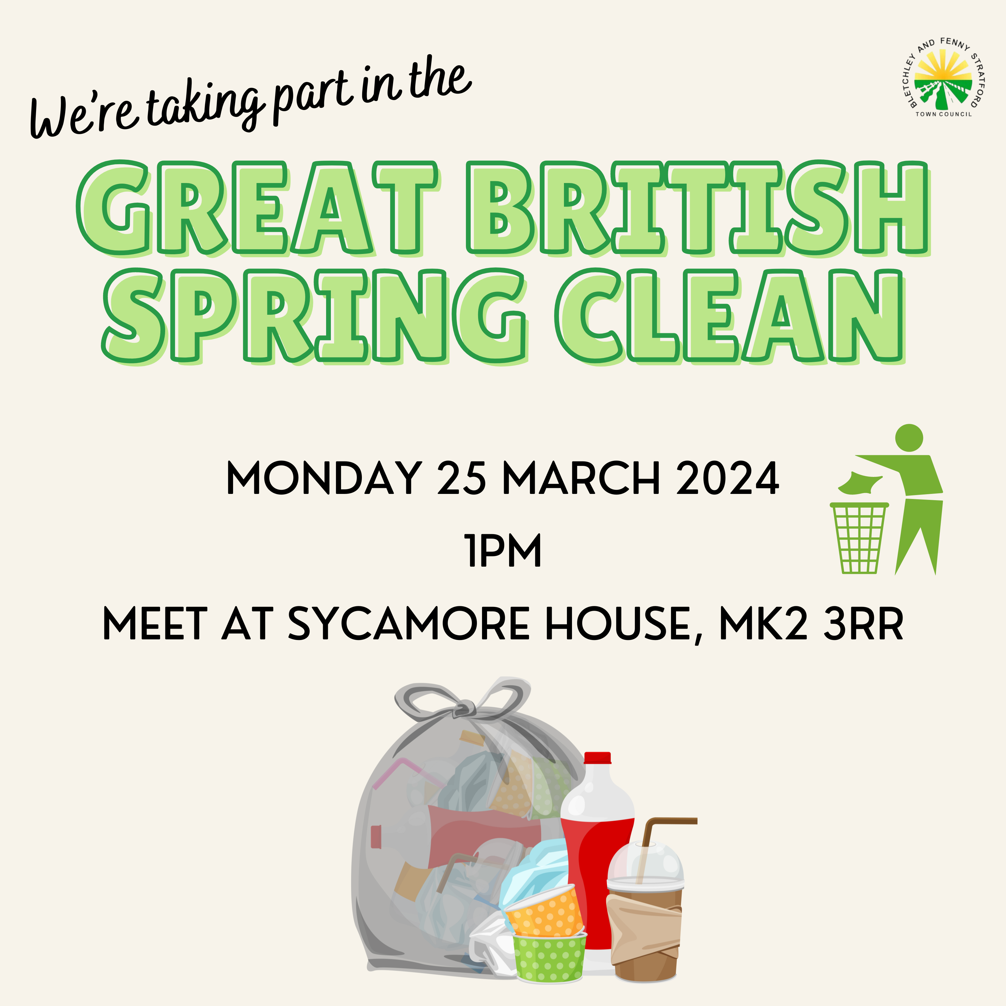 The Great British Spring Clean Bletchley and Fenny Stratford Town Council